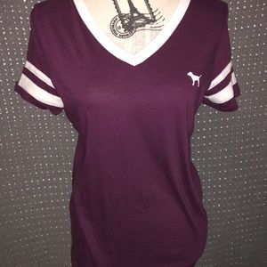 Maroon VS PINK tee